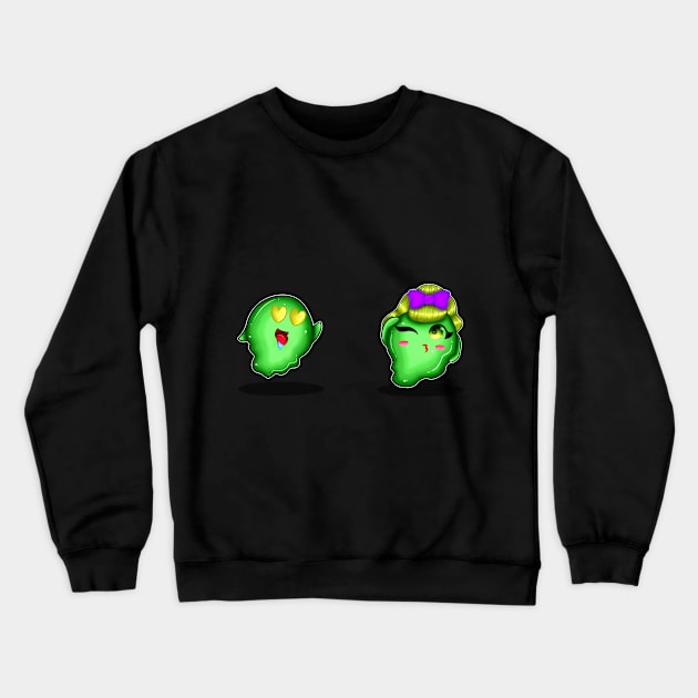 Slimey Love Crewneck Sweatshirt by CallistoCreates